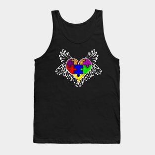 Heart Of An Angel Autism Tank Top